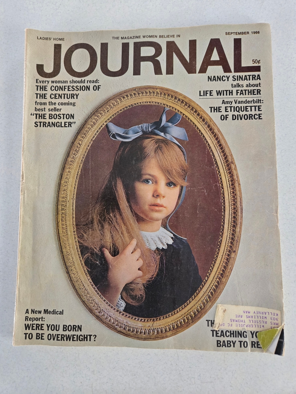 Ladies Home Journal September 1966 ~ Nancy Sinatra Vtg Magazine